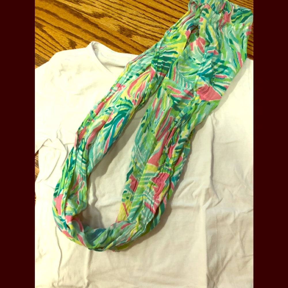 Lilly Pulitzer infinity scarf - worn once